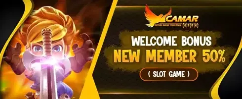 Welcome Bonus 100% Member Baru promotion banner